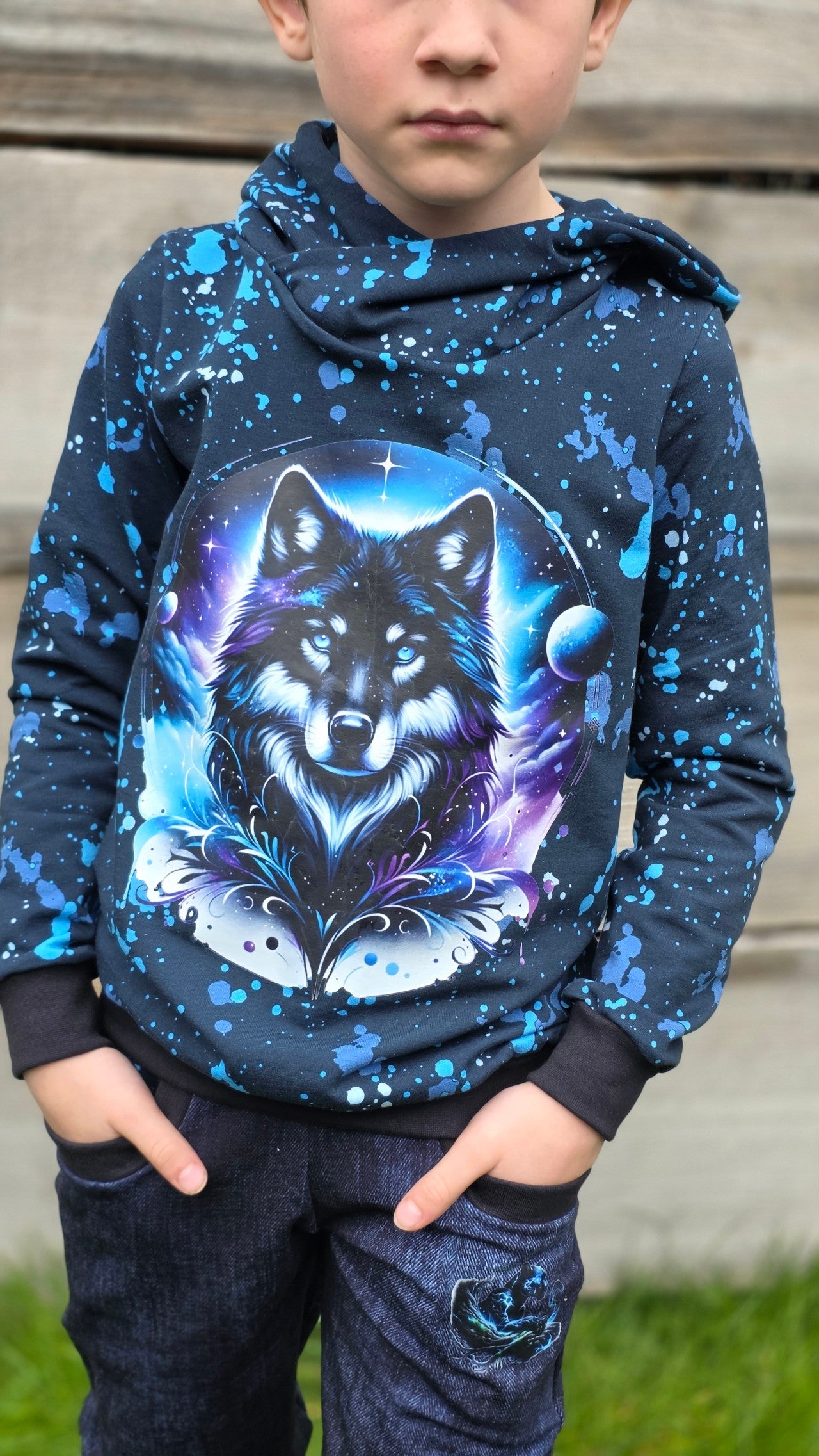 Bügelbild Magischer Wolf #2