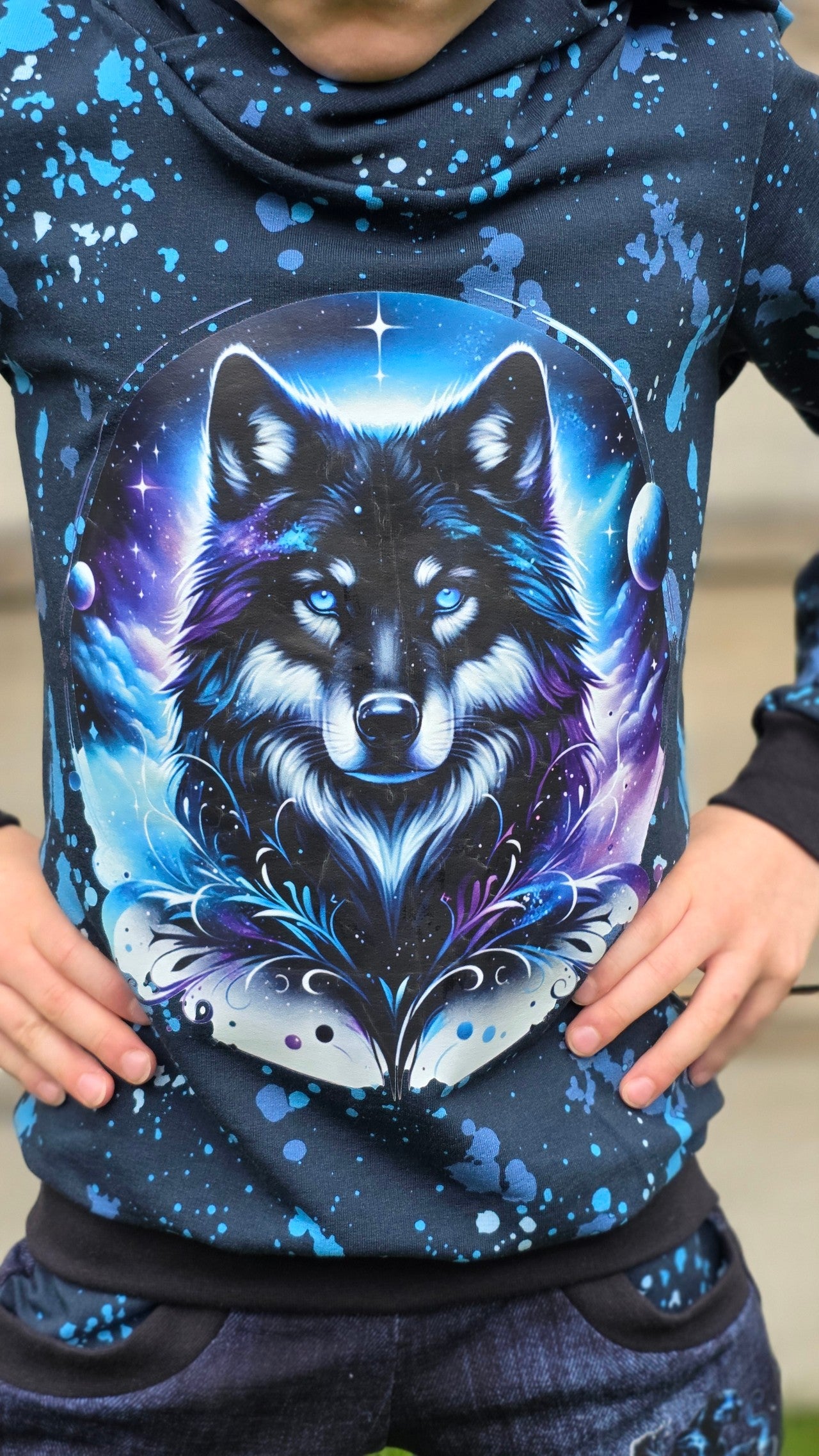 Bügelbild Magischer Wolf #2