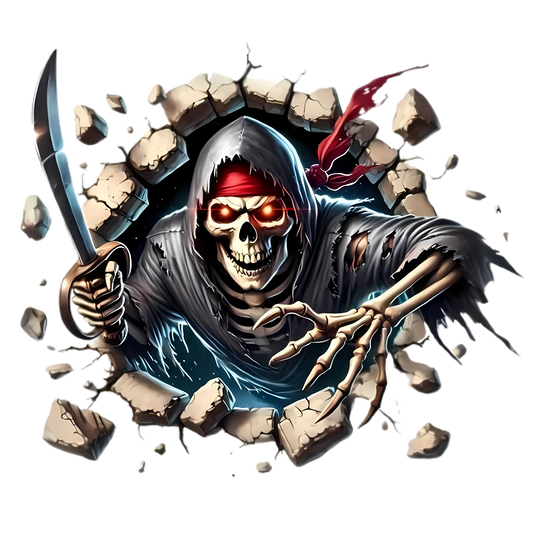Bügelbild 3D Piraten Skelett #12 - Fylou's Style