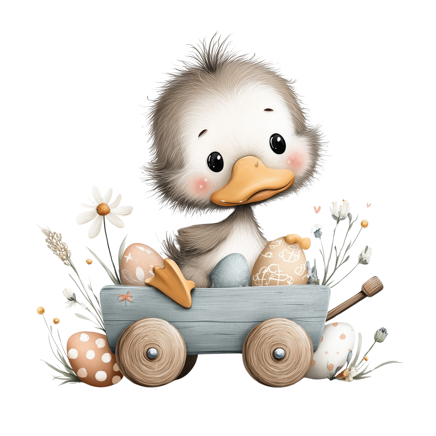 Bügelbild Oster Ente