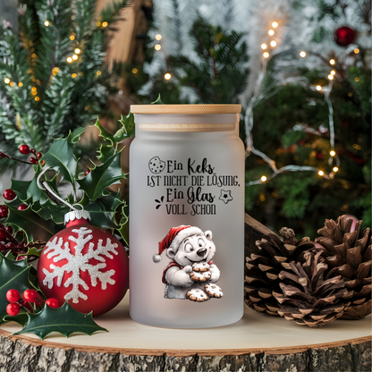 A4 Bogen Rub ON Sticker Eisbär Weihnacht, Winter, Sprüche, randlose Rubons