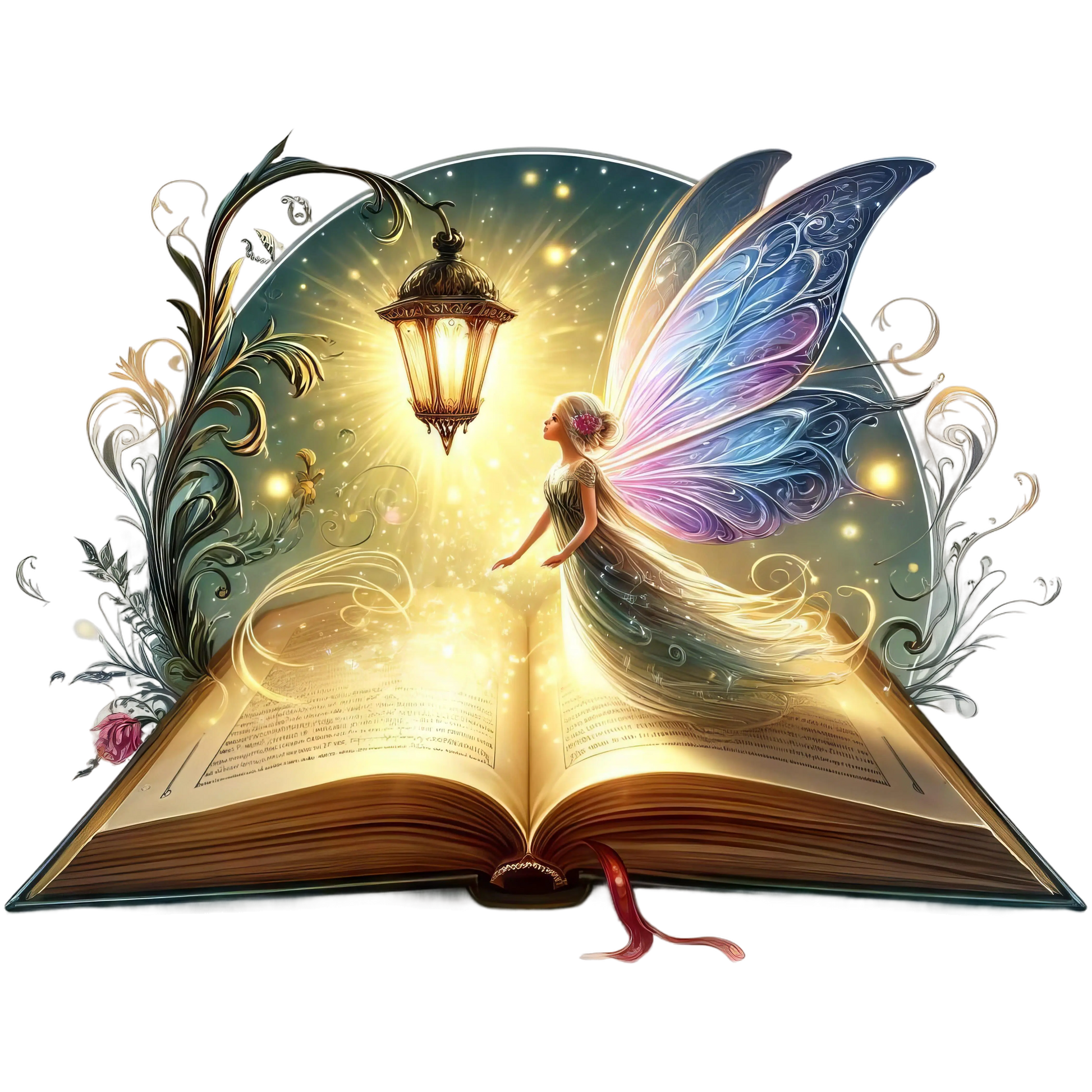 Bügelbild Magisches offenes Buch #6 - Fylou's Style
