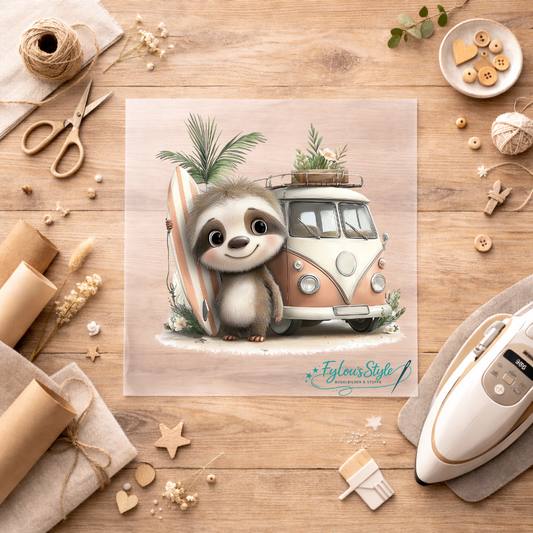 Bügelbild Bulli Fauli #3