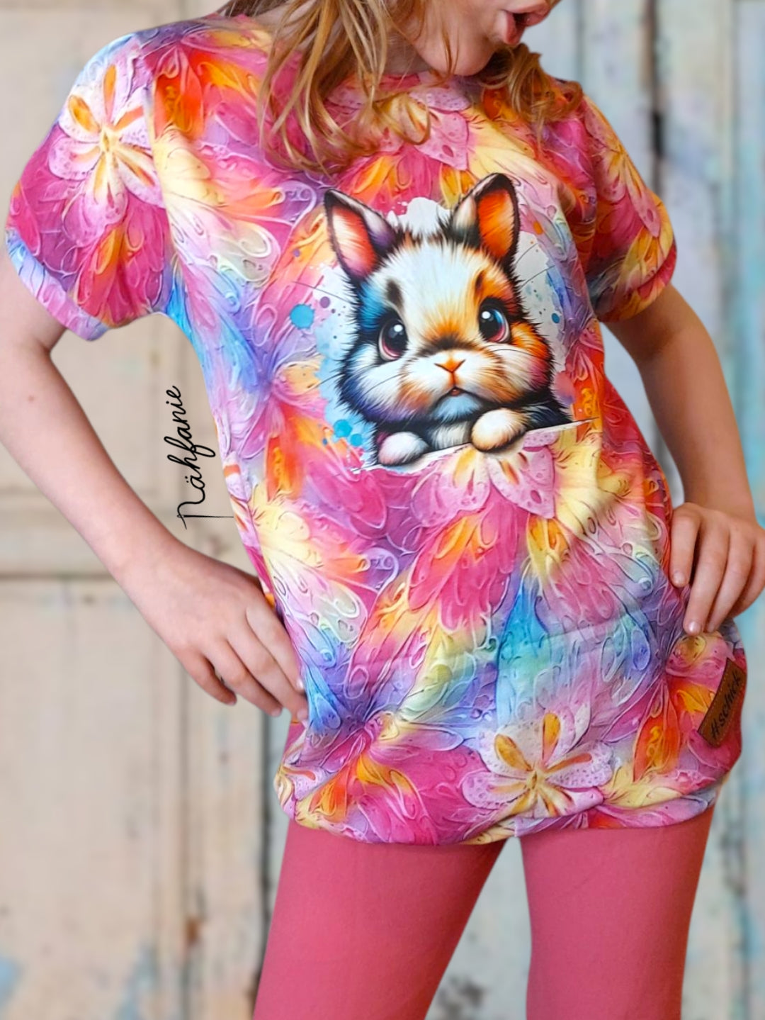 Bügelbild Guck Guck Hase #2