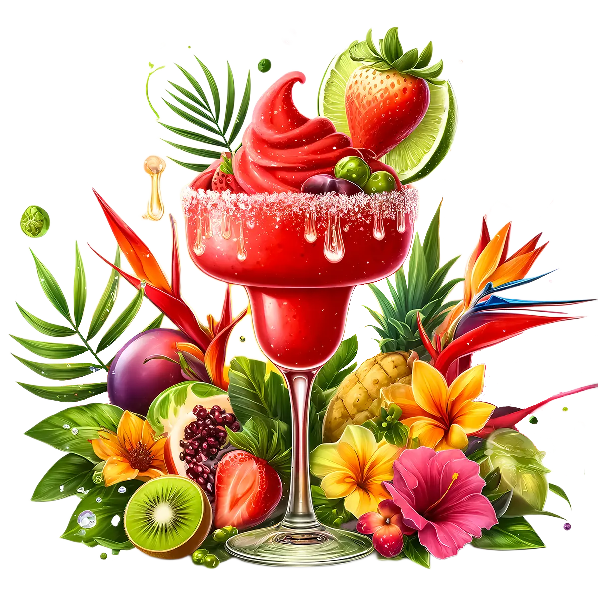 Bügelbild Tropical Cocktail #15 Fylou's Style