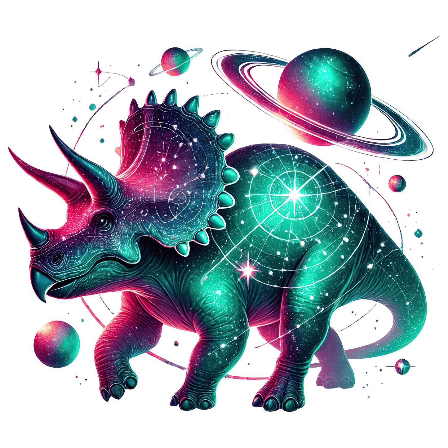 Bügelbild Galaxy Dino #27