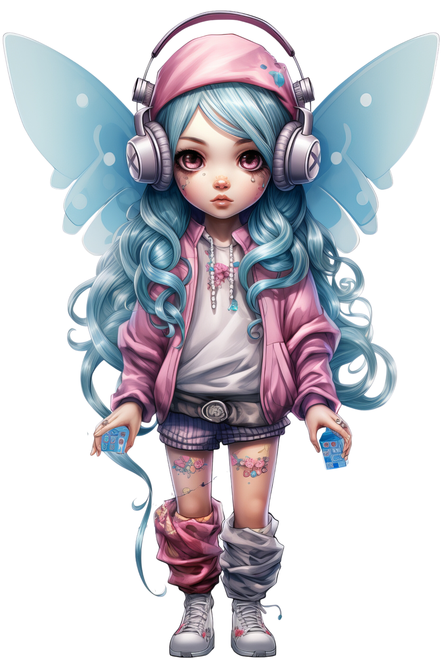 Bügelbild Hip Hop Fairy #16 Fylou's Style