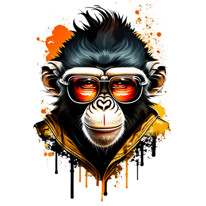 Bügelbild Cool Monkey Fylou's Style