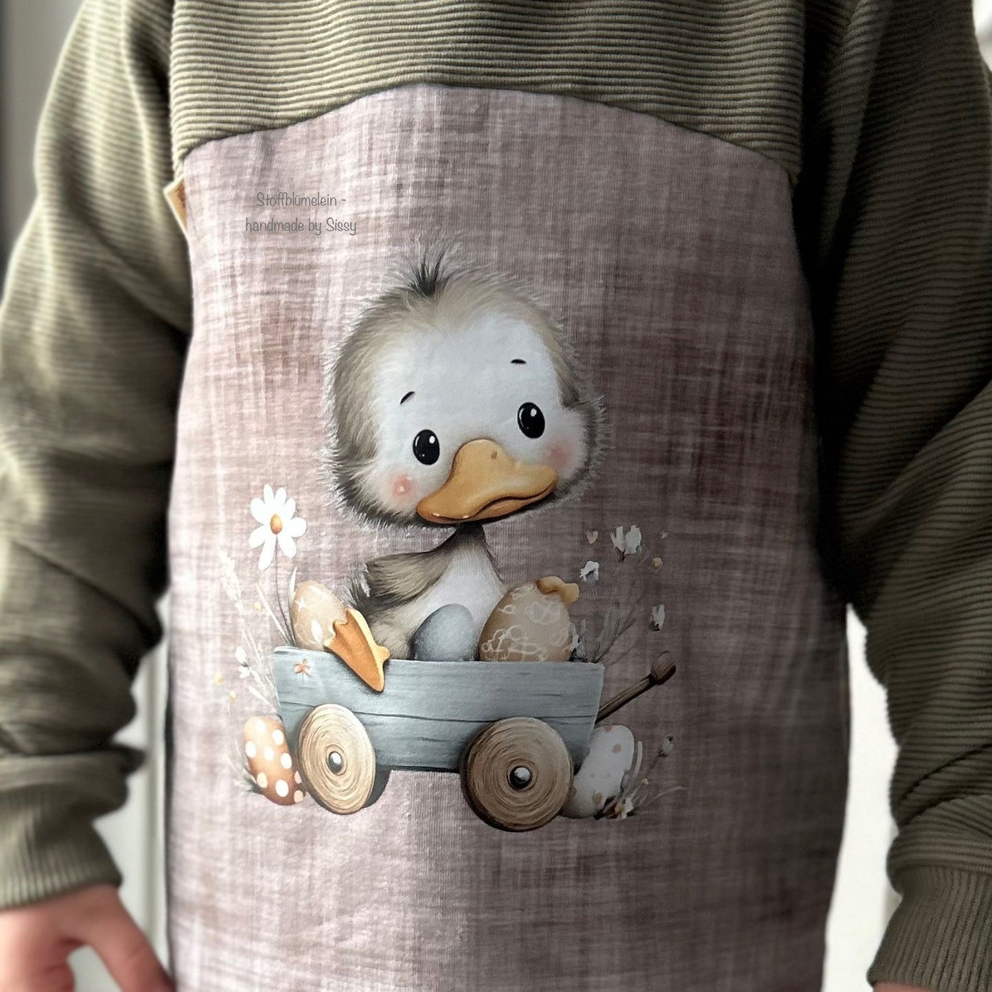 Bügelbild Oster Ente