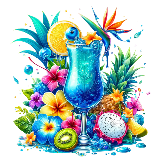 Bügelbild Tropical Cocktail #20 Fylou's Style