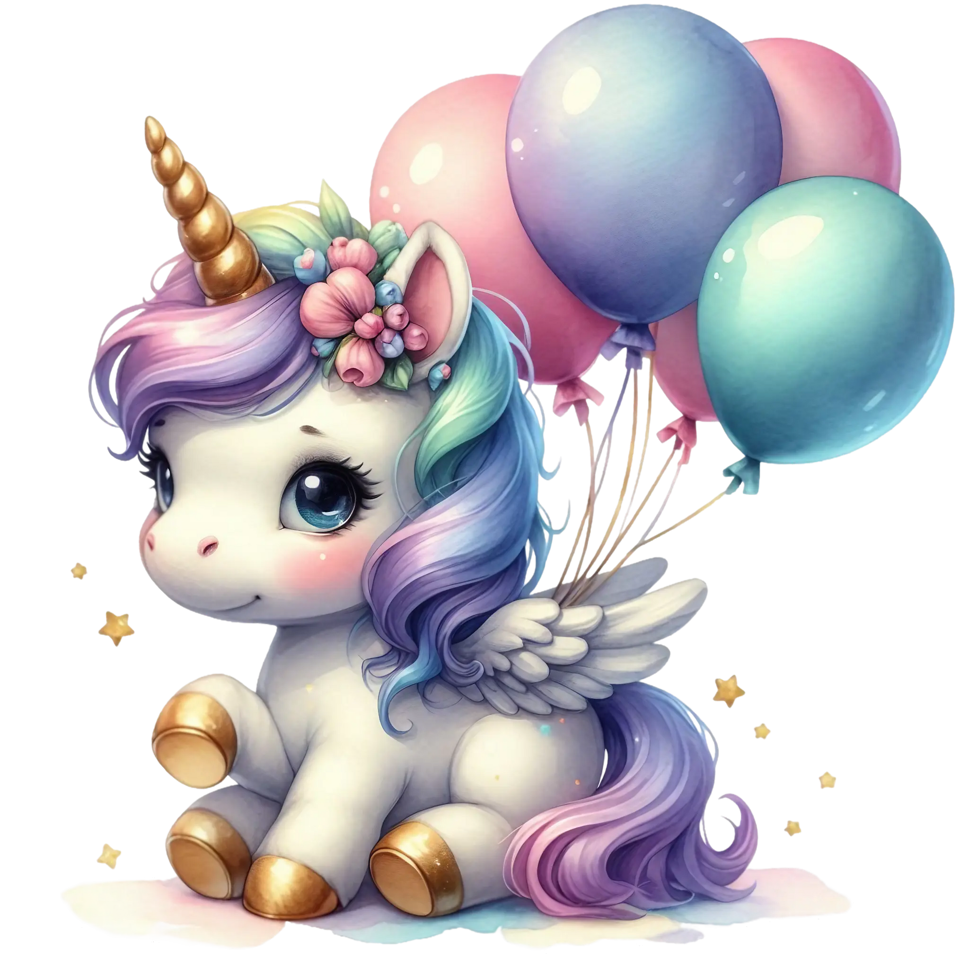 Bügelbild  Einhorn #62 Fylou's Style