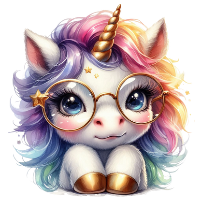 Bügelbild  Einhorn #16 Fylou's Style