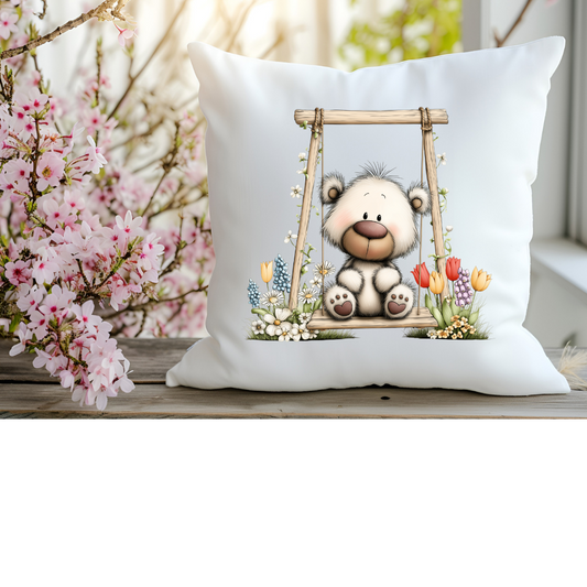 Bügelbild Frühlings Teddy Bär #3