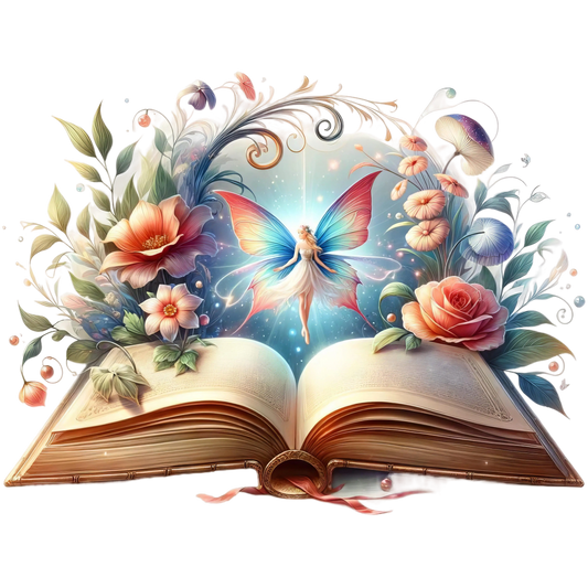 Bügelbild Magisches offenes Buch #7 Fylou's Style