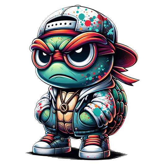Bügelbild  Streetwear Turtles #3 Fylou's Style