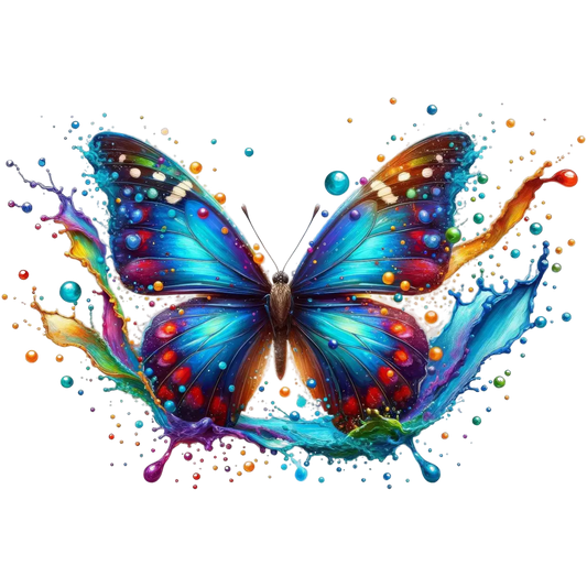 Bügelbild 3D Schmetterling #8 Fylou's Style