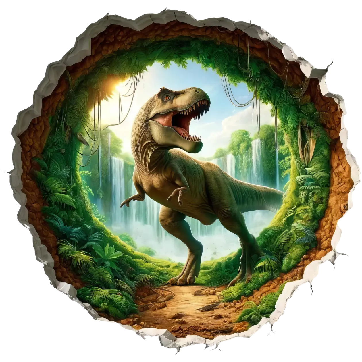 Bügelbild 3D T-Rex #8 Fylou's Style