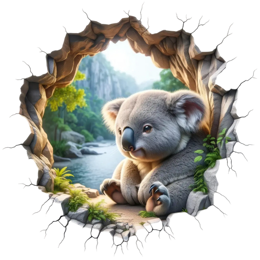 Bügelbild 3D Koala #7 Fylou's Style