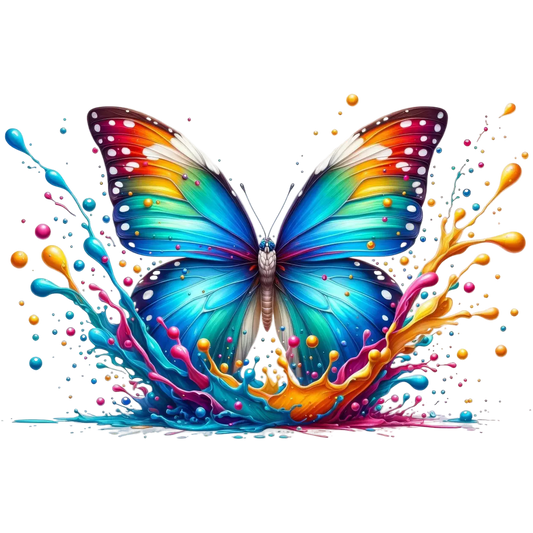 Bügelbild 3D Schmetterling #2 Fylou's Style