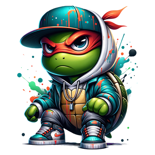 Bügelbild  Streetwear Turtles #5 Fylou's Style