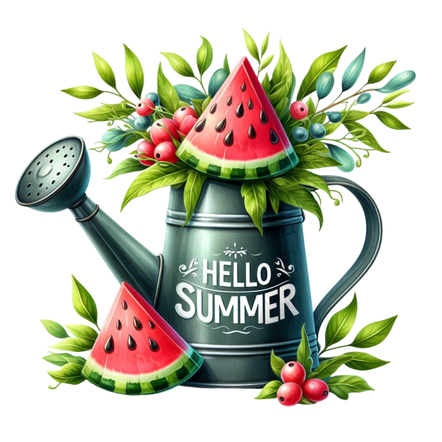 Iron-on Image Hello Summer Melon #18