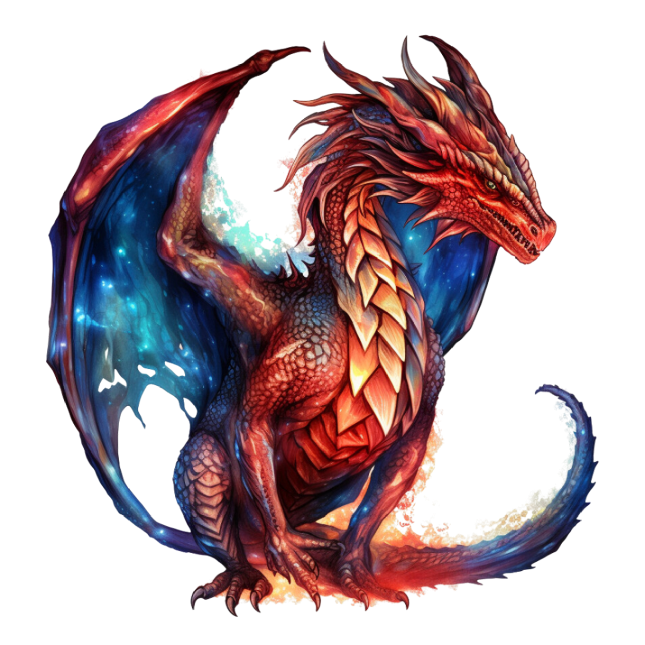 Iron-on Image Fire Dragon #11