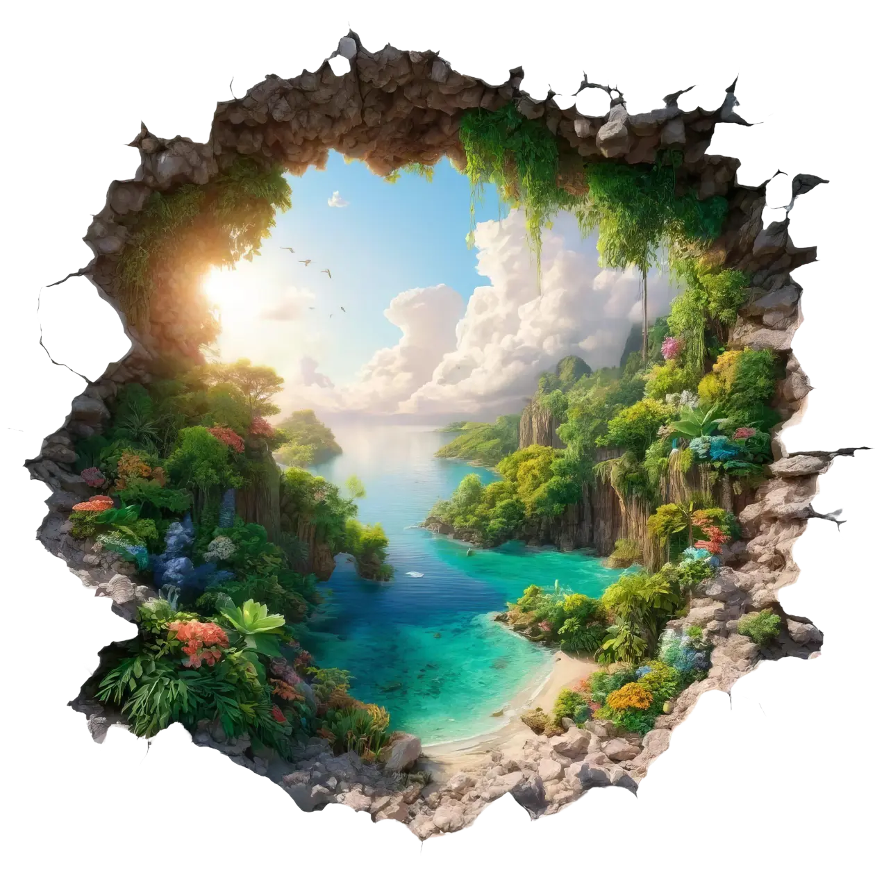 Bügelbild 3D Paradies #9 Fylou's Style