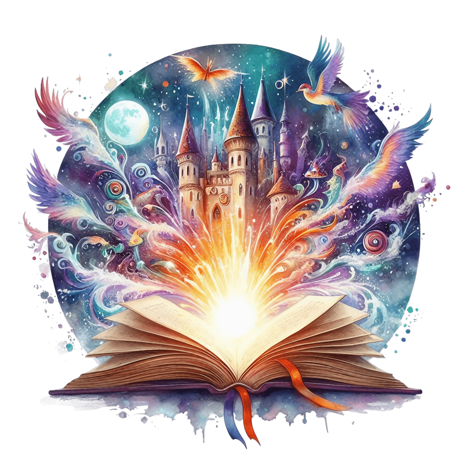 Bügelbild Fantasy Books #8 - Fylou's Style