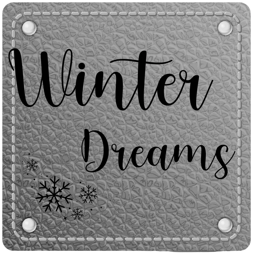 Bügellabel Winter Dreams - Fylou's Style