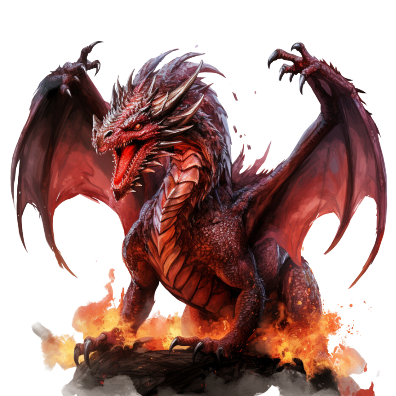 Iron-on Image Fire Dragon #9