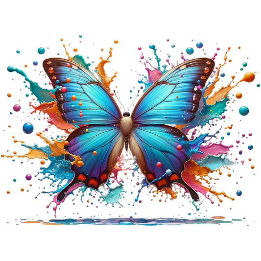 Bügelbild 3D Schmetterling #6 Fylou's Style