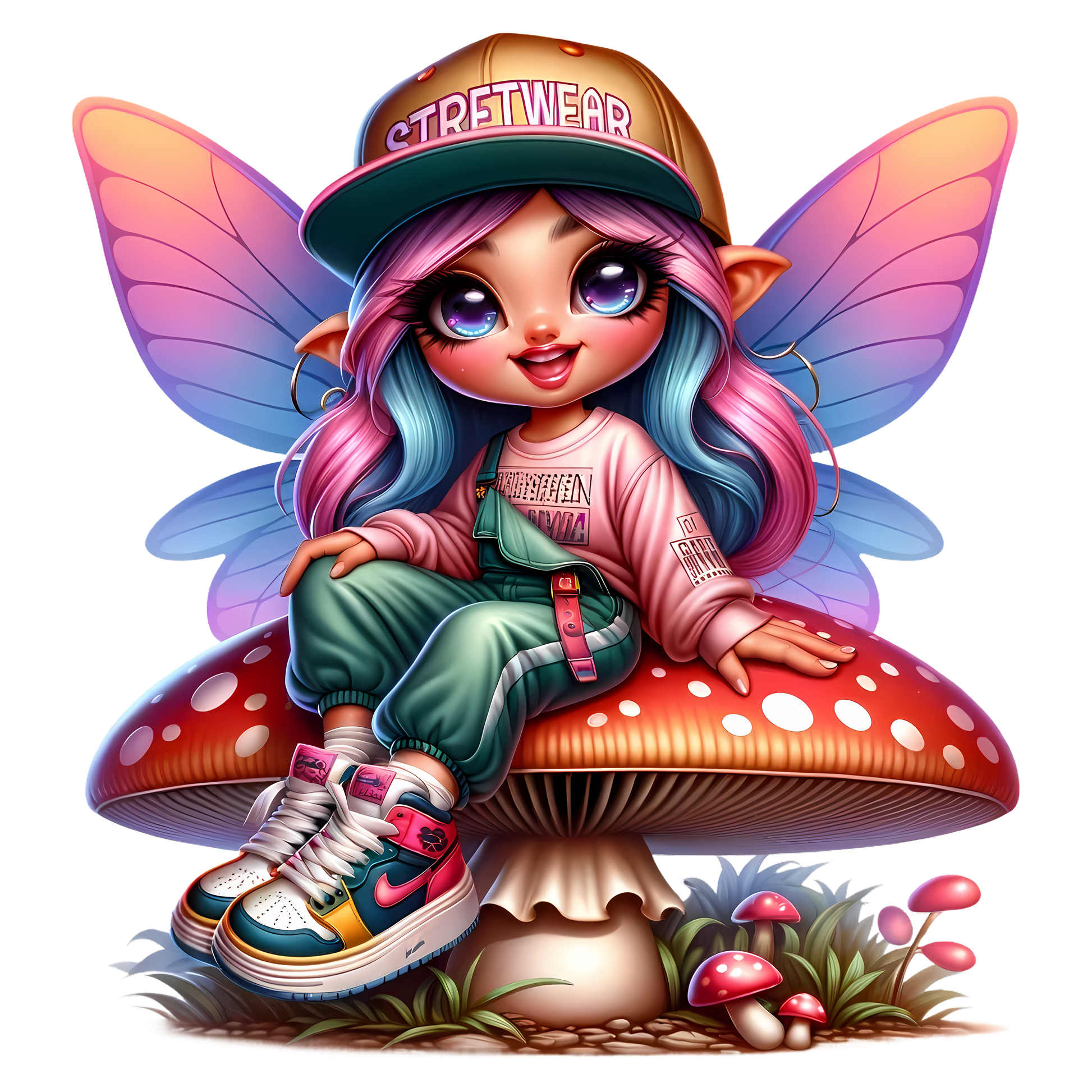Bügelbild Streetwear Fairies #6 Fylou's Style