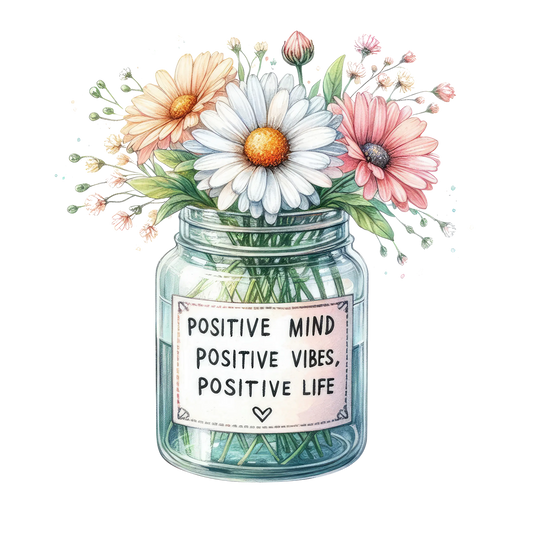 Bügelbild Positive Mind Fylou's Style