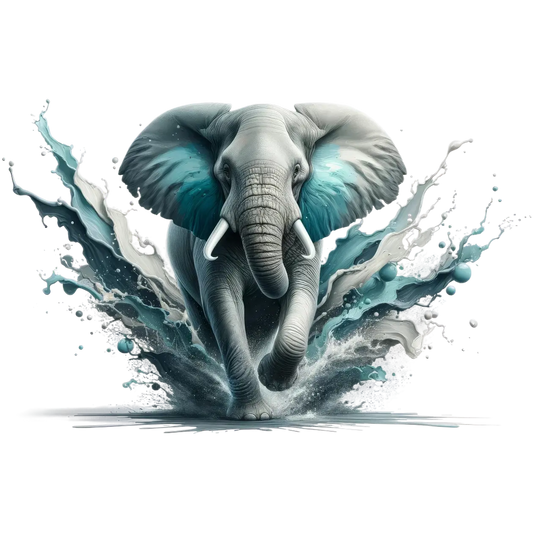 Bügelbild 3D Elefant #3 Fylou's Style