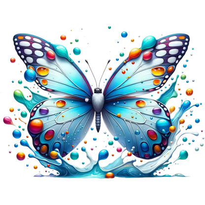 Bügelbild 3D Schmetterling #3 Fylou's Style