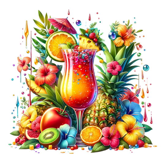 Bügelbild Tropical Cocktail #21 Fylou's Style