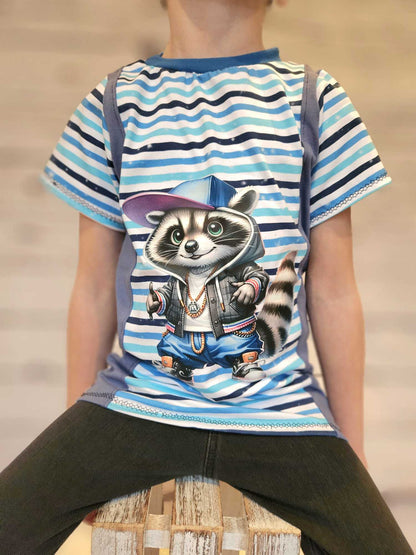 Bügelbild cool Racoon #21 Fylou's Style
