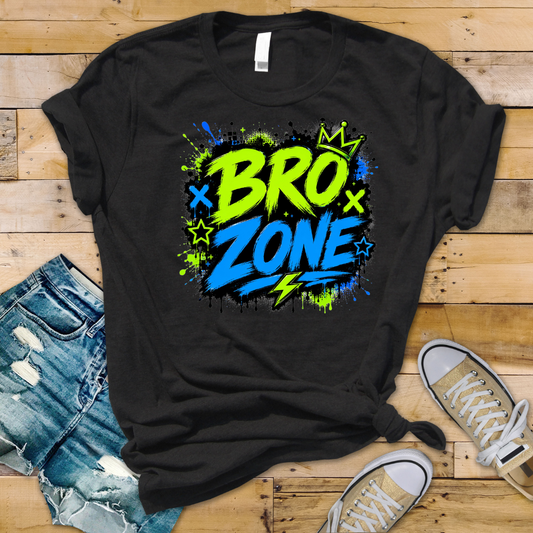 Bügelbild Bro Zone