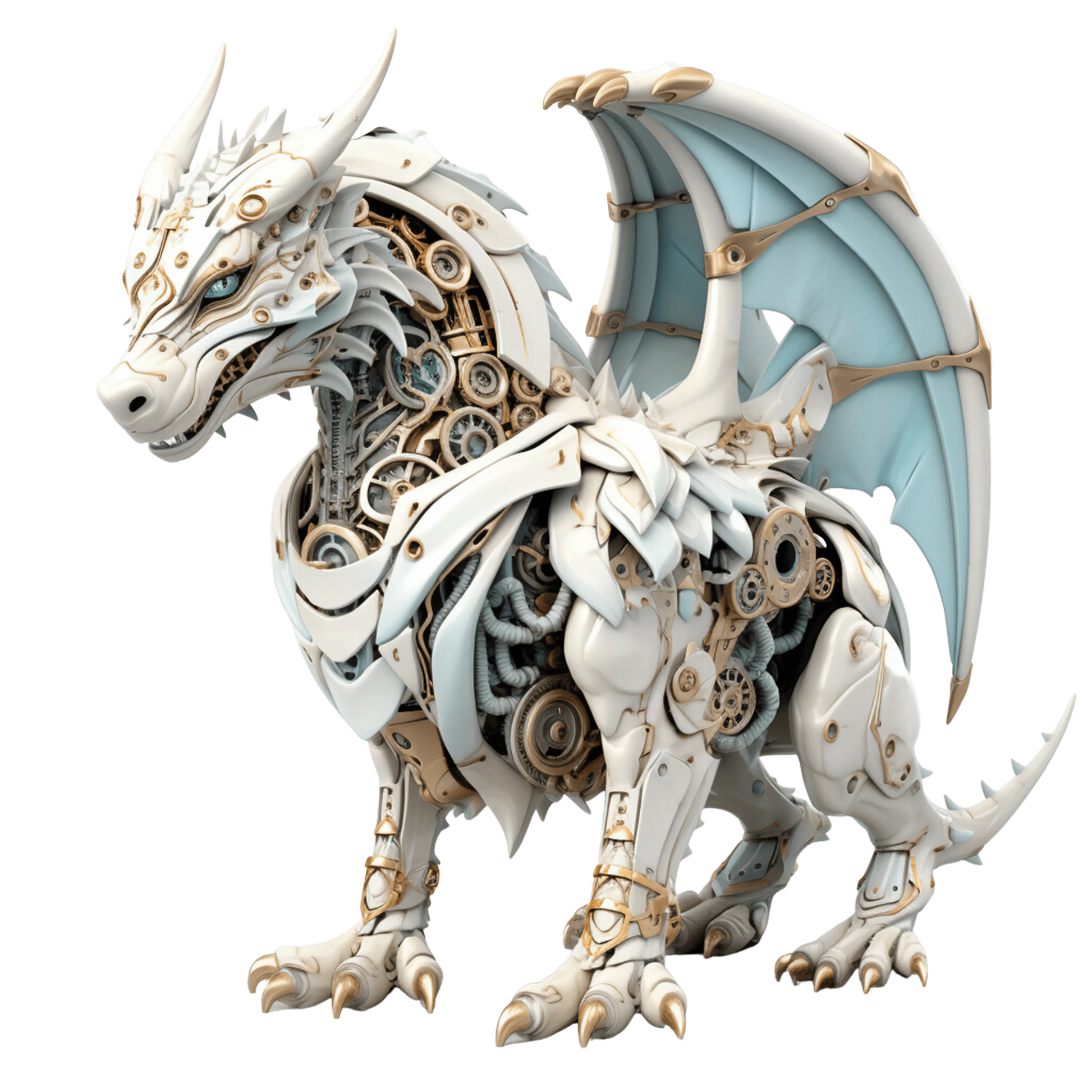 Bügelbild Steampunk Drache #2 Fylou's Style