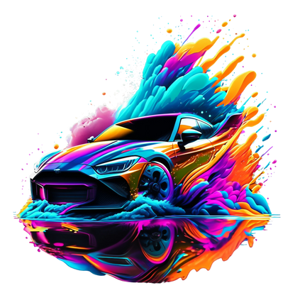Bügelbild Colorful Car Fylou's Style