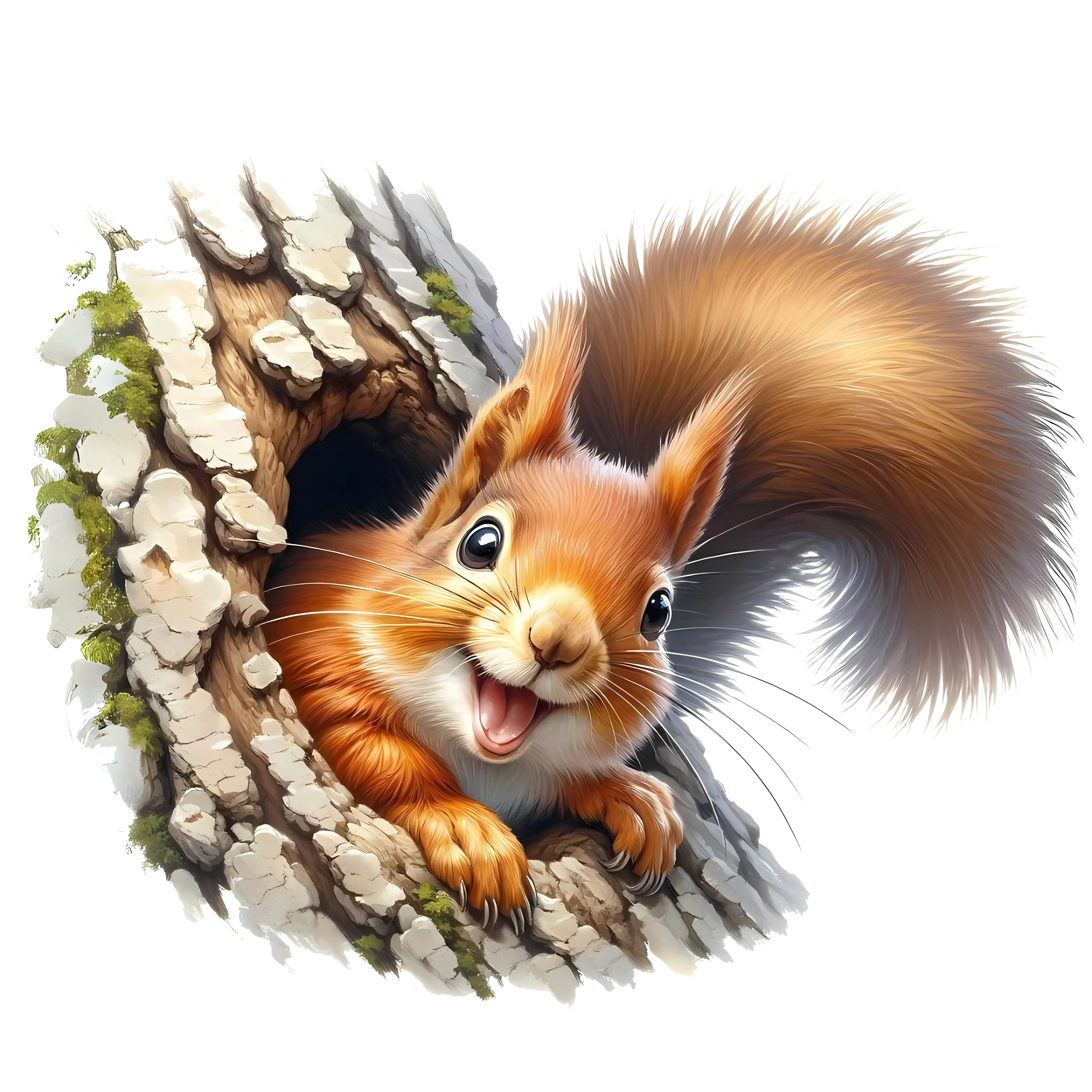 Bügelbild 3D Eichhörnchen #9 Fylou's Style