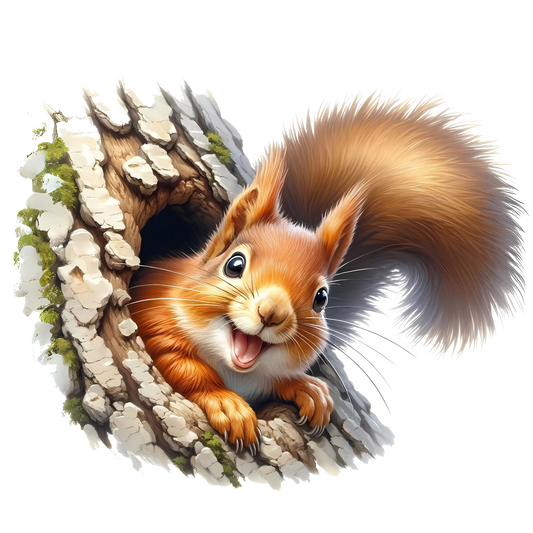 Bügelbild 3D Eichhörnchen #9 Fylou's Style