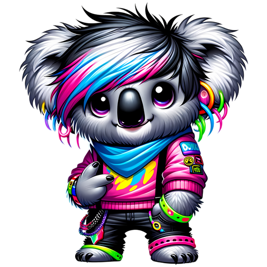 Bügelbild Urban Koala #5 Fylou's Style