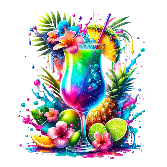 Bügelbild Tropical Cocktail #12 Fylou's Style