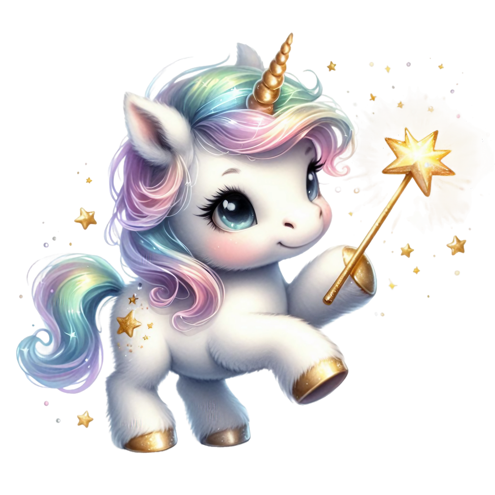 Bügelbild  Einhorn #22 Fylou's Style