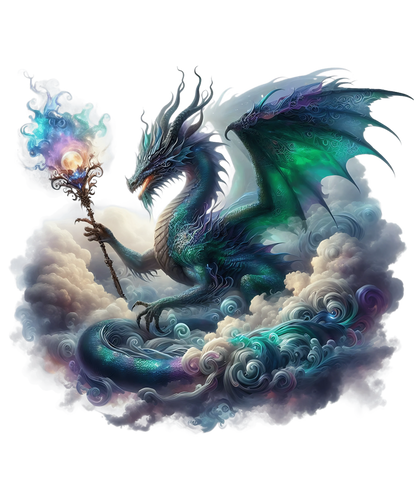 Bügelbild Magische Tiere Drache - Fylou's Style
