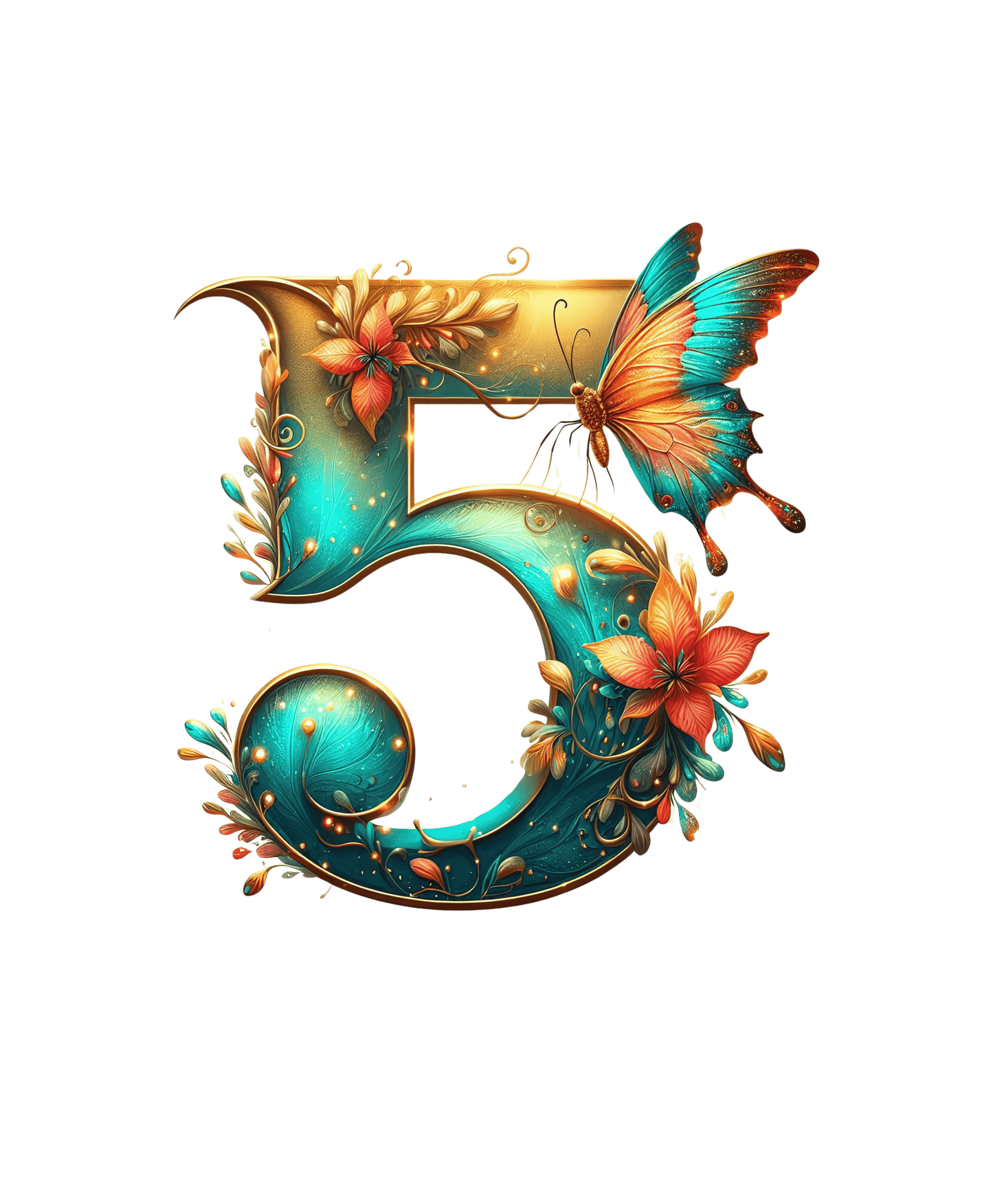 Iron-on image number 5 butterfly