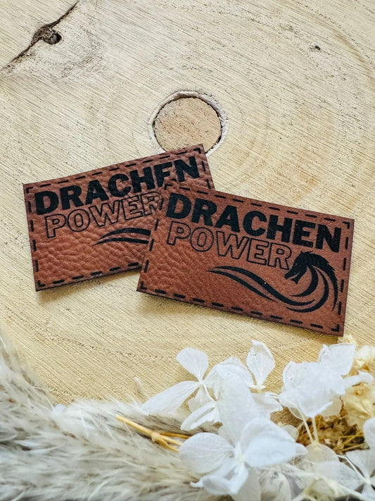 Kunstleder Label Drachenpower 2 Fylou's Style