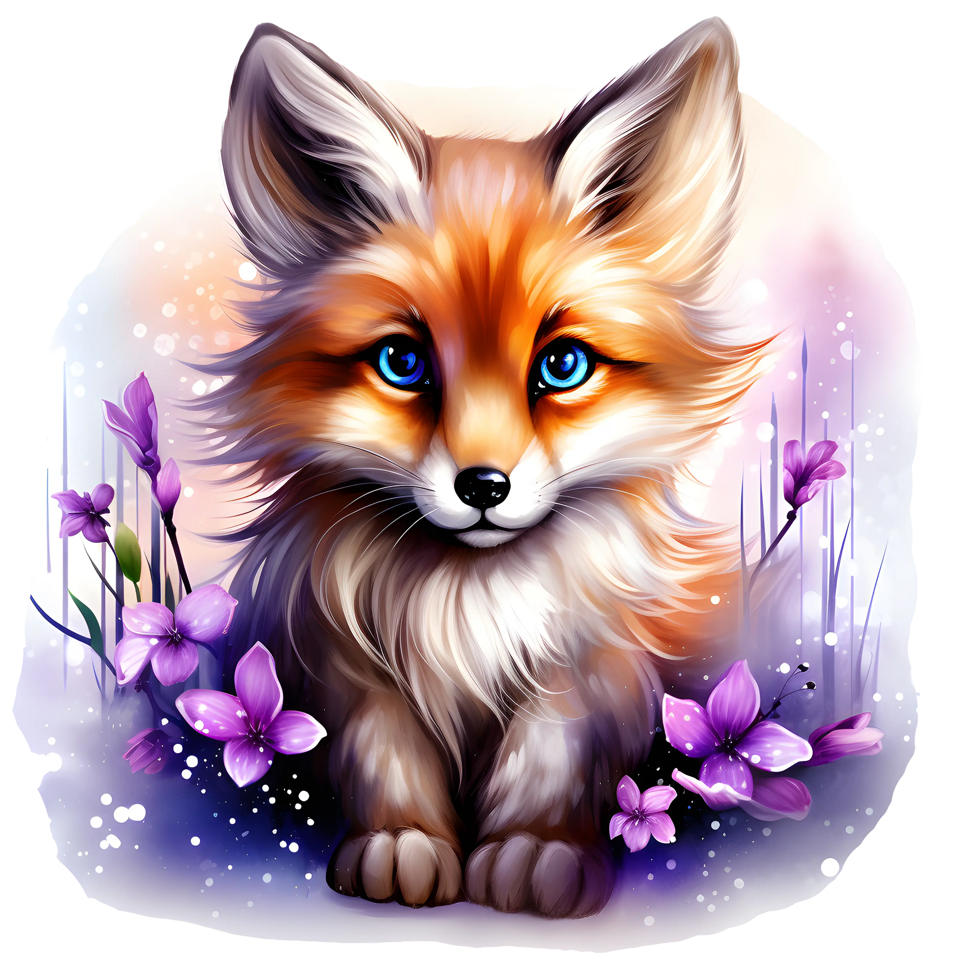 Bügelbild Fuchs #4 Fylou's Style