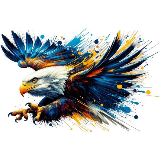 Bügelbild 3D Adler #3 Fylou's Style